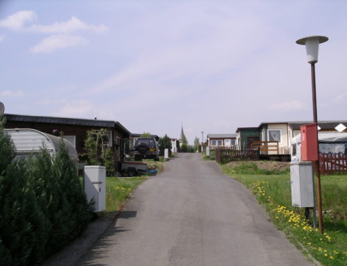 Terrassenförmige Stellflächen